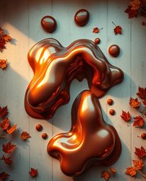 Explore stunning overhead bird's-eye view images showcasing sculptural 3D fluid shapes crafted from mercury. These captivatin