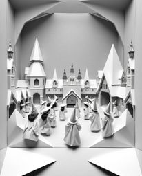 Explore the captivating intersection of classic aesthetics and magical wonder with these stunning black and white images. Ins