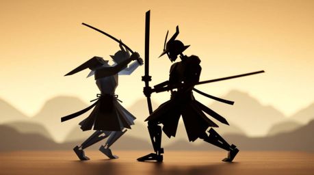Witness an intricate duel between a samurai and a robot crafted in the delicate art of origami.  Set in a dystopian world, th