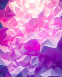 Explore a mesmerizing realm where intricate origami-style 3D shapes meet smooth gradient textures, crafting a futuristic art 