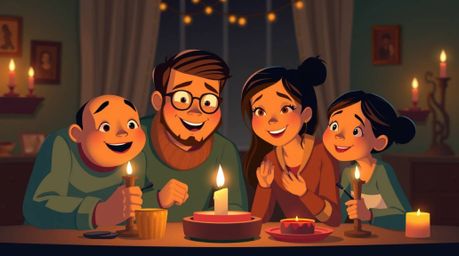 Experience the warmth and joy of a family reunion brought to life in stunning Pixar style. This heartwarming illustration fea