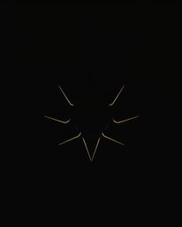 A striking logo design inspired by a Disney-style desert adventure hero. Featuring intense, high-contrast, low-key lighting, 