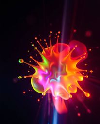 Explore the captivating world of strong, moody long exposure photography featuring bright lens flares and abstract 3D colorfu