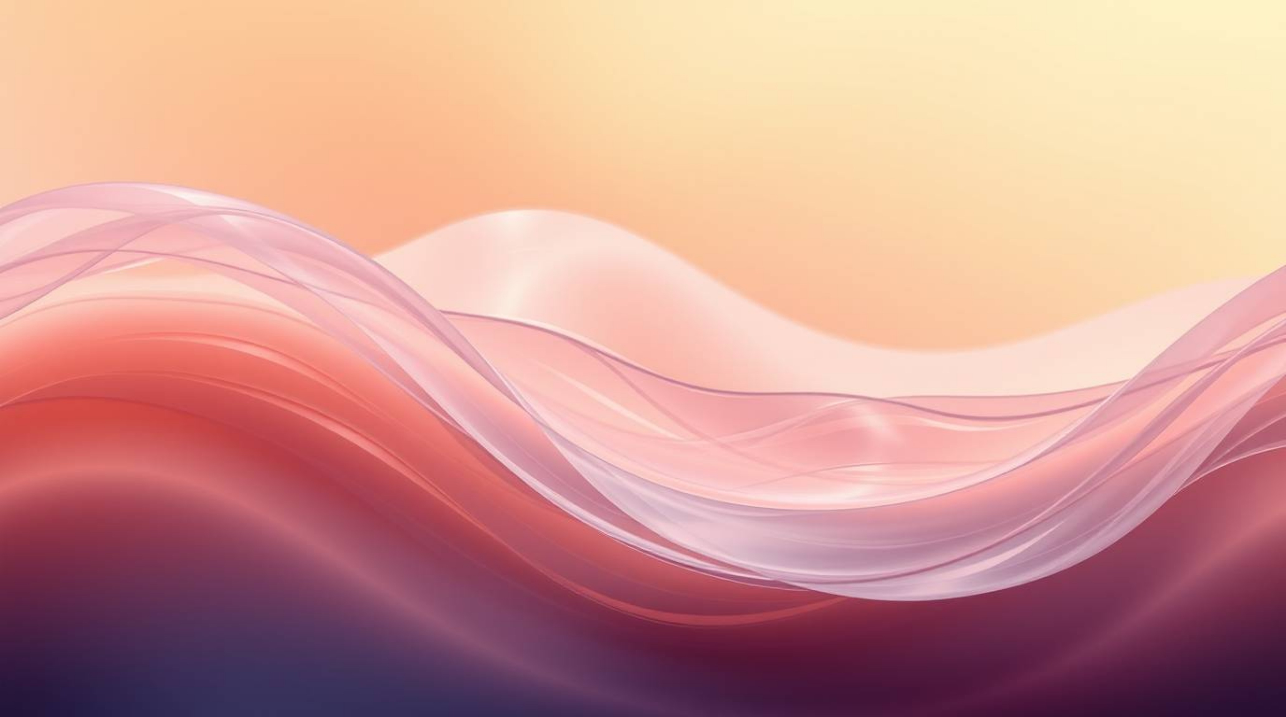 This professional fine art photograph showcases a captivating fluid abstract wave featuring a delicate pastel gradient textur