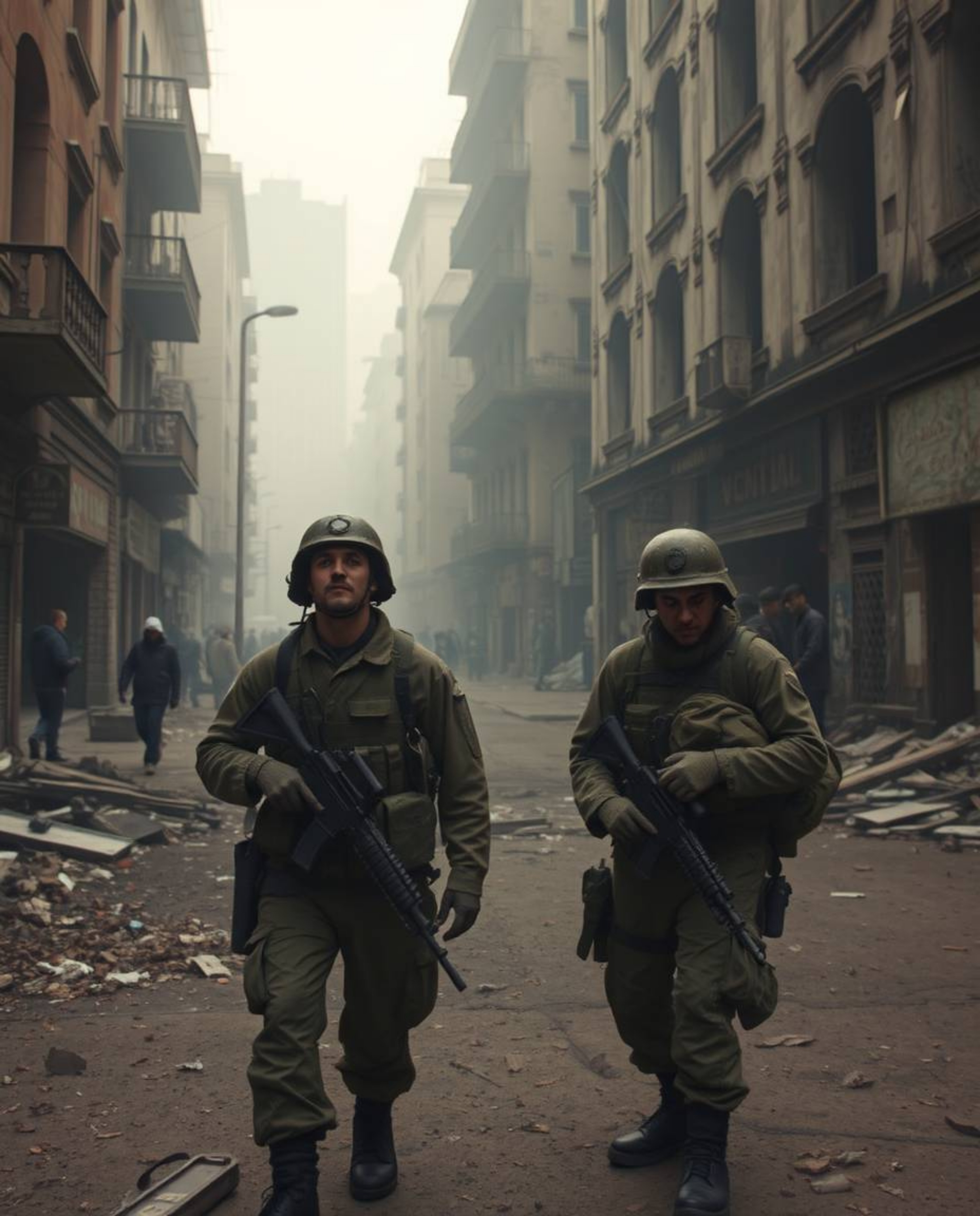 Explore soft and dreamy atmospheres candidly capturing spontaneous moments in hazy urban scenes. Witness a battlefield of tim