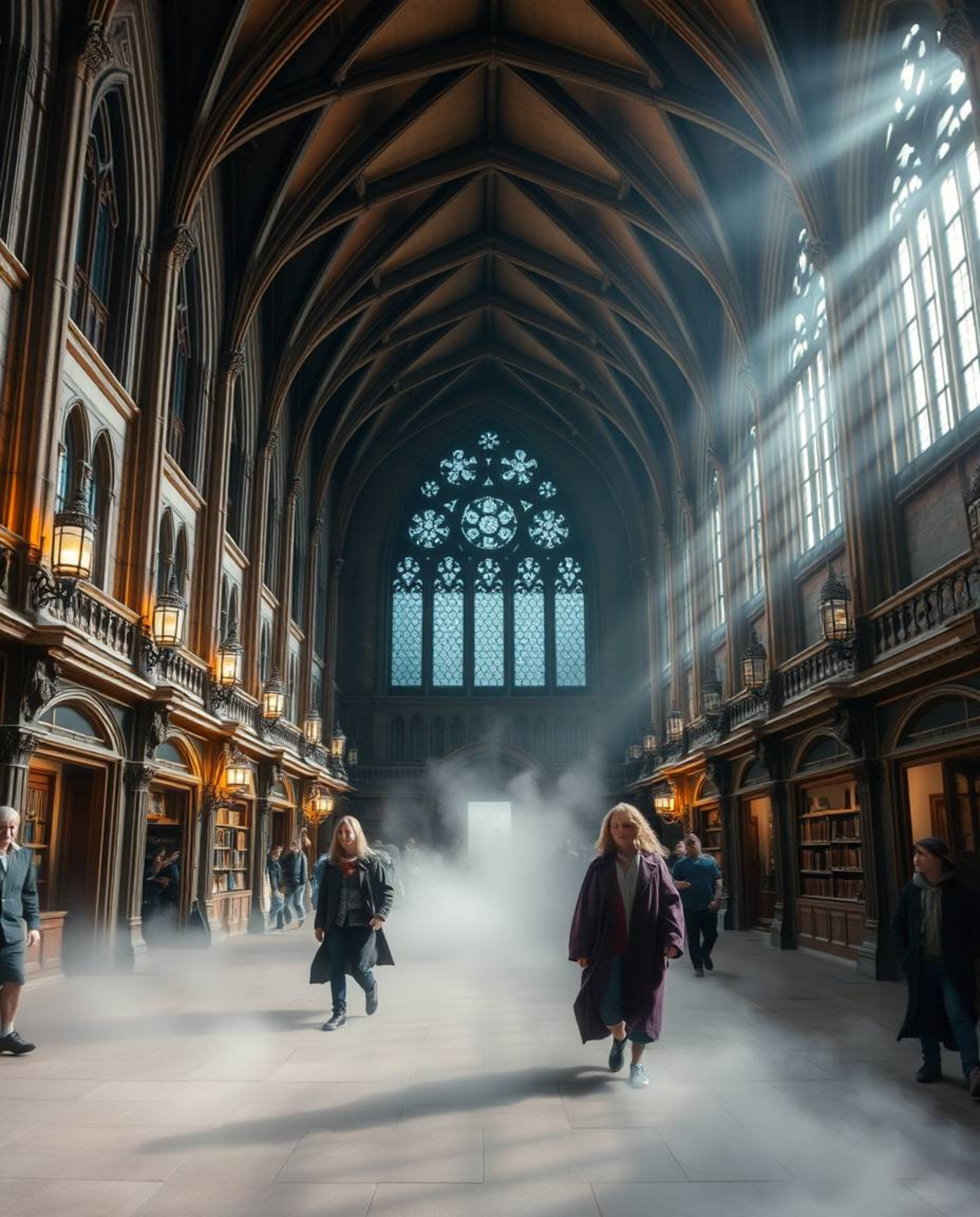 Explore a breathtaking architectural color photography series showcasing a magical school brimming with young wizards.  Witne