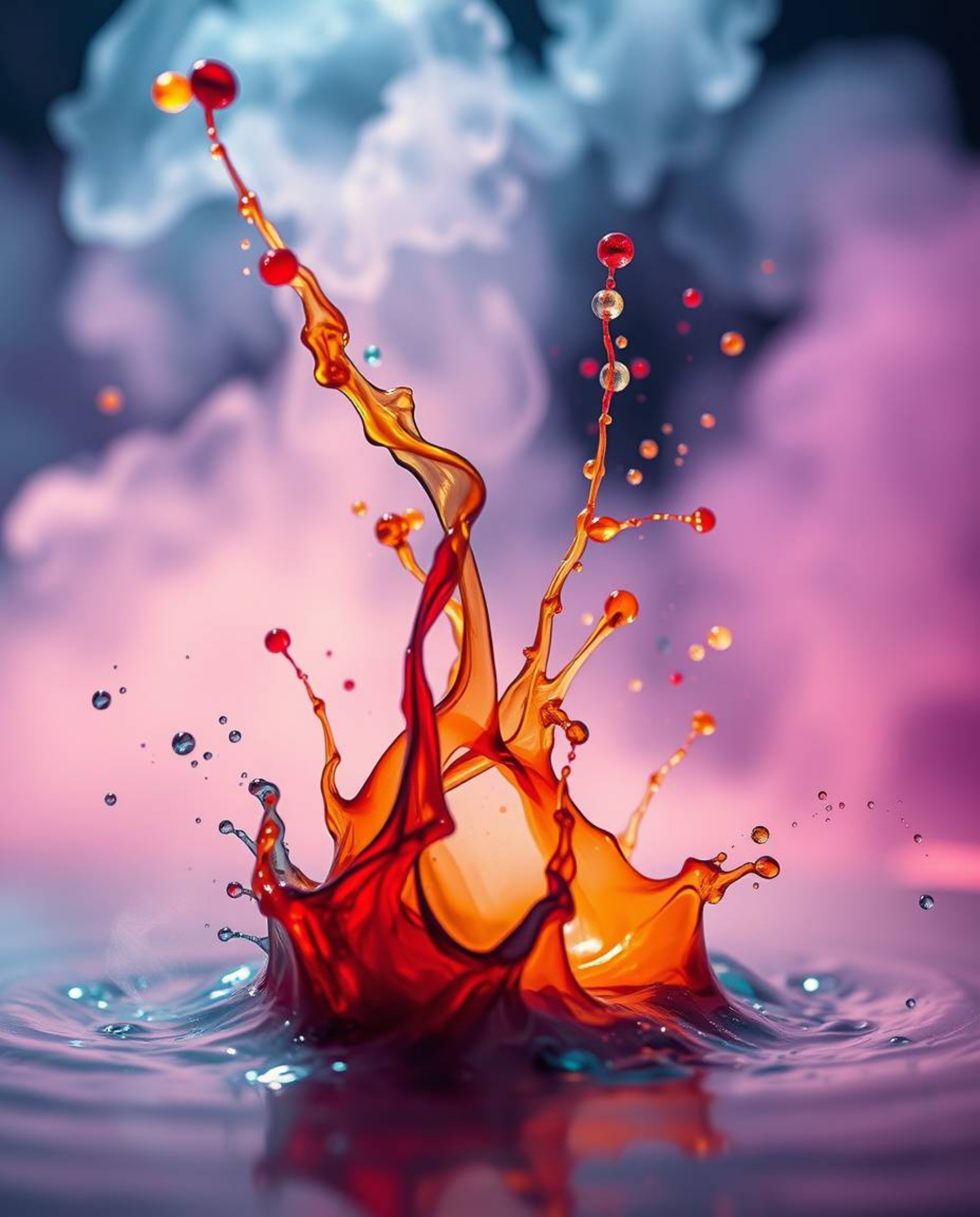 Explore the mesmerizing world of dramatic ink splashes captured in stunning macro photography. Witness the intricate details 