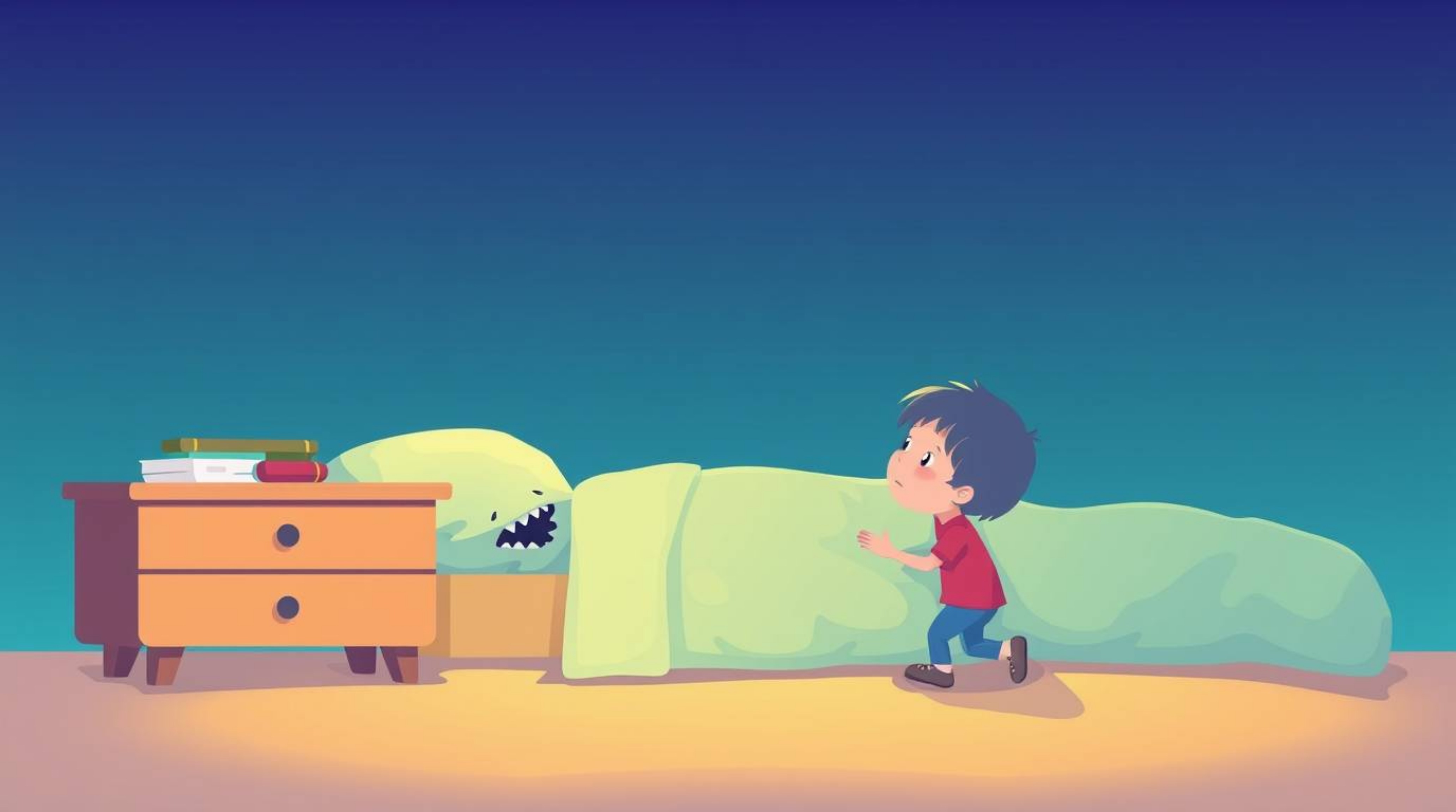 A heartwarming animation showcasing a seamless color blend and smooth gradient transition.  It depicts an unlikely friendship