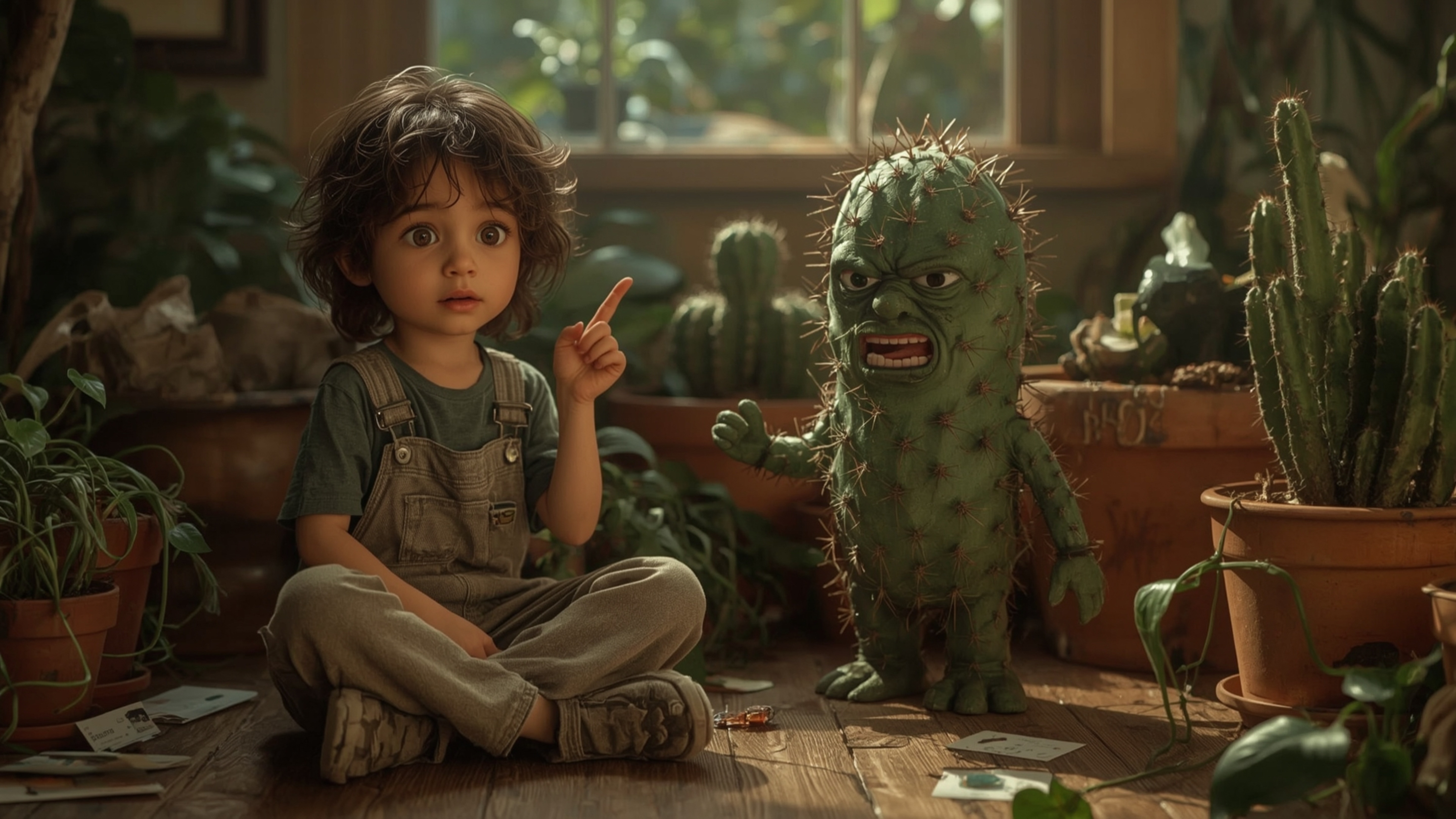 a highly detailed, cinematic photograph of a curious, bright-eyed homeschooled genius, around 10-12 years old, with a messy, 