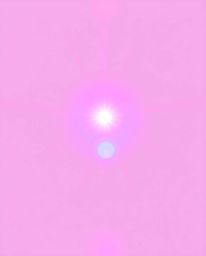 A captivating image featuring a bold split lens flare effect.  Vibrant pink, blue, and violet hues blend softly in a gradient