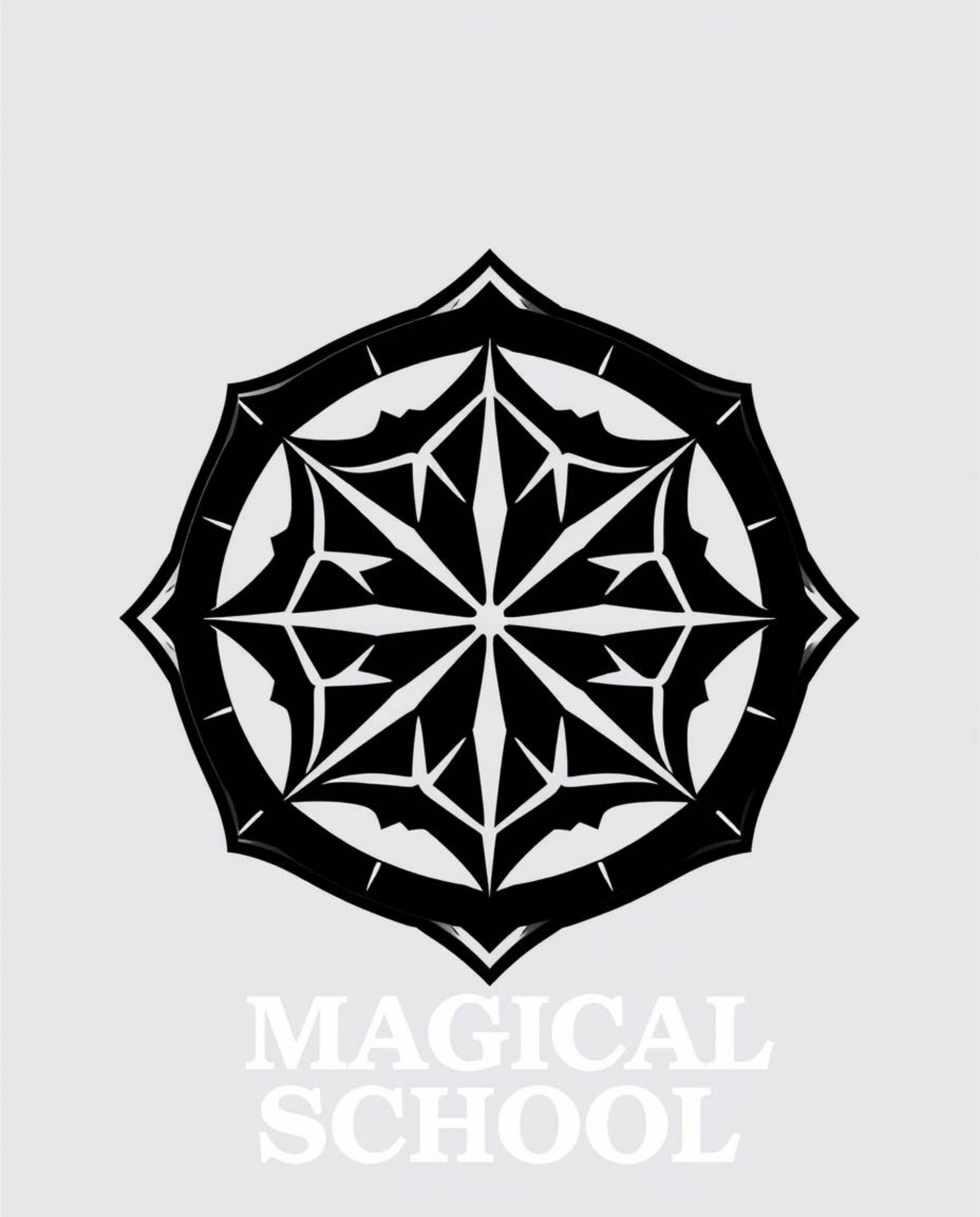 This eerie and creepy logo concept is perfect for a magical school looking to convey a sense of mystery and intrigue. Featuri