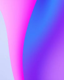 A captivating close-up reveals a soft gradient texture blending vibrant pink, blue, and violet hues against a minimal backgro