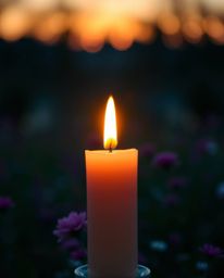 A luxurious and vibrant scene capturing a rich, deep teal sunset over a spring wildflower meadow. The image is beautifully il