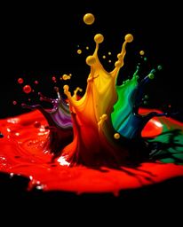 Explore the captivating contrast of chiaroscuro lighting in macro photography, showcasing the beauty of ink swirling in water