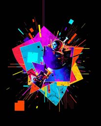 Experience the mesmerizing fusion of abstract shapes and digital distortion with this collection. Glitch effects, fragmentati