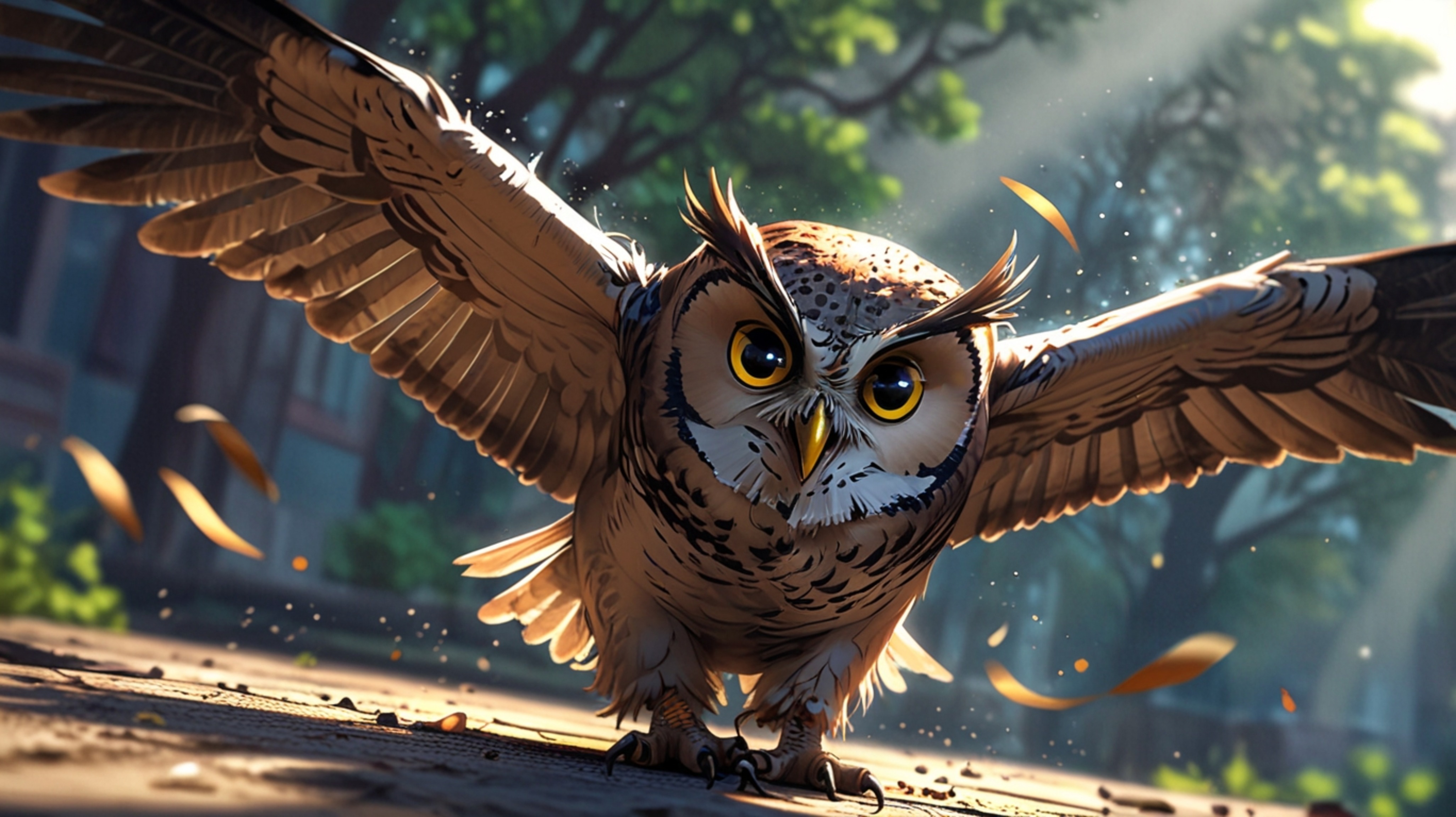 This artwork, created in a heartwarming style that blends the charm of Pixar and the expressiveness of anime, focuses on the 