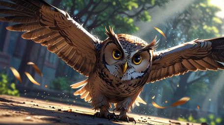 This artwork, created in a heartwarming style that blends the charm of Pixar and the expressiveness of anime, focuses on the 