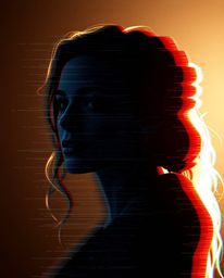 Discover stunning digital glitch art portraits featuring a corrupted data aesthetic.  These pixelated images showcase gracefu