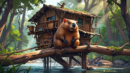 In a profoundly touching scene, rendered in a beautiful blend of Pixar's emotional warmth and anime's expressive art style, a