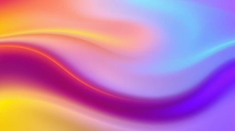 Experience the mesmerizing flow of bioluminescent neon gradient textures across a liquid surface. This digital art piece show