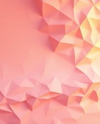 Explore a captivating visual experience with geometric pastel gradient wallpaper bathed in warm golden hour light, featuring 