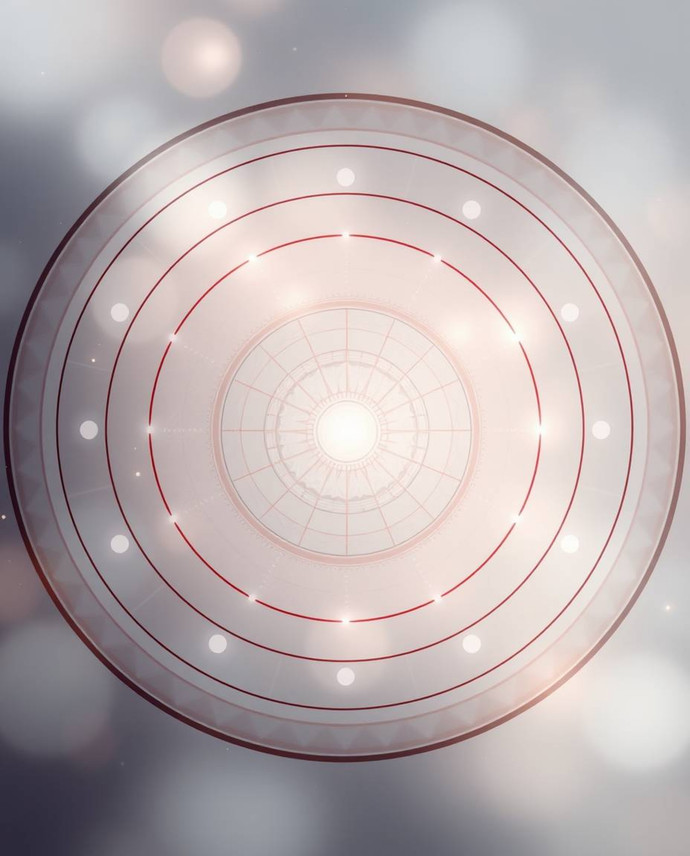Experience an ethereal and spiritual vibe with this captivating image. Featuring a minimalist geometric pattern of circles an