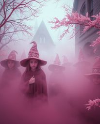 Discover a surreal and eerie magical school filled with young, translucent wizards.  Shot in infrared, the images depict a lo
