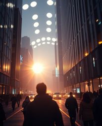 Capture heroic, spontaneous moments in this collection of street photography.  Epic lens glows illuminate grand, futuristic u