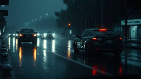 Explore the drama of a moody, wet rainy chase scene brought to life with exaggerated squash and stretch animation techniques.