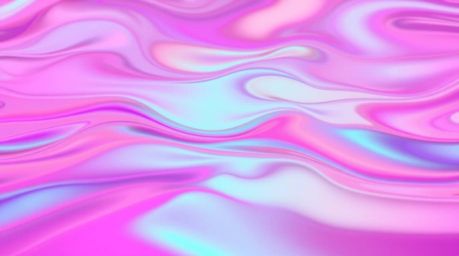 Experience the mesmerizing beauty of digital art featuring neon gradient textures smoothly transitioning across a liquid surf