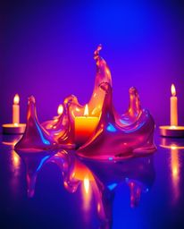 Captivating sculptural 3D fluid shapes of mercury are brought to life through reflective surfaces and professional studio lig