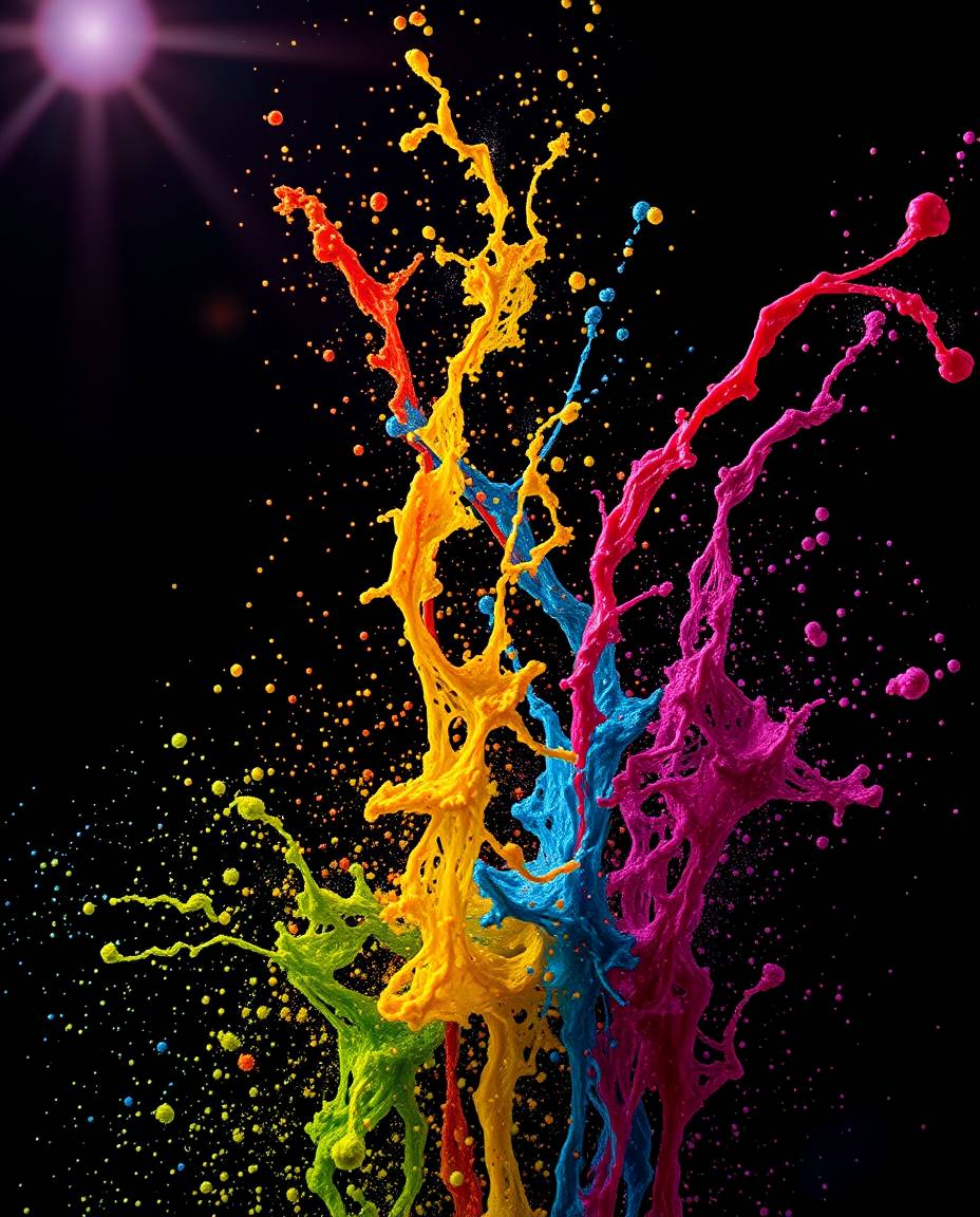 Capture the essence of dynamic movement with this unusual and original fine art photograph.  Featuring vibrant and colorful s