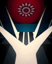 This collection features stunning high-angle perspective shots showcasing a rich blend of burgundy and deep blue hues contras