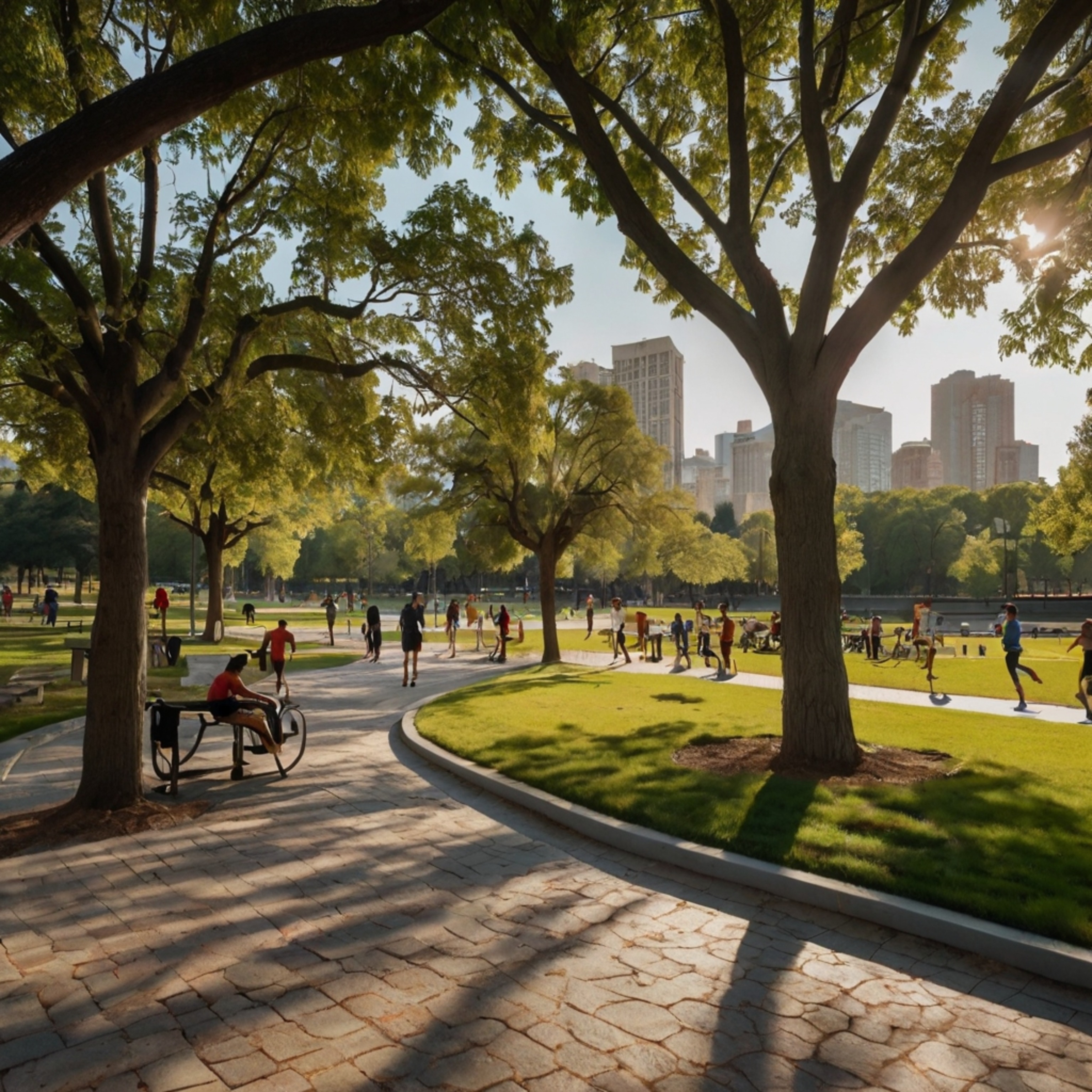 Enjoy a vibrant urban escape at this large park, featuring scenic jogging paths perfect for exercise enthusiasts. Discover ou