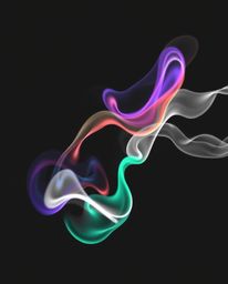 This series features classic black and white long exposure photographs that capture the mesmerizing interplay of colorful 3D 