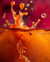 Explore the mesmerizing world of ink splashes in water captured through extreme close-up macro photography. This artwork evok