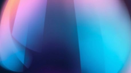 This captivating image features a long-exposure photograph of a glass object, beautifully reflecting smooth gradient textures