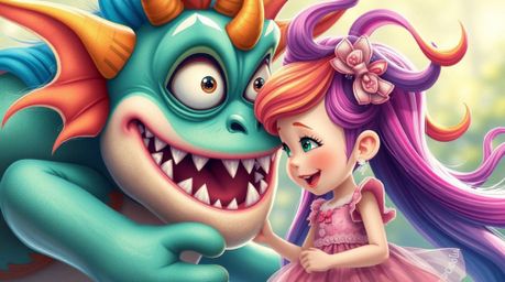 A heartwarming tale of an unlikely friendship between a bright, vibrant monster and a child.  Discover a whimsical world of r
