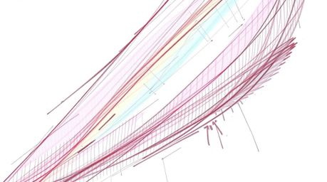 A captivating abstract poster design featuring a hand-drawn sketch with vibrant iridescent colors.  The design incorporates a