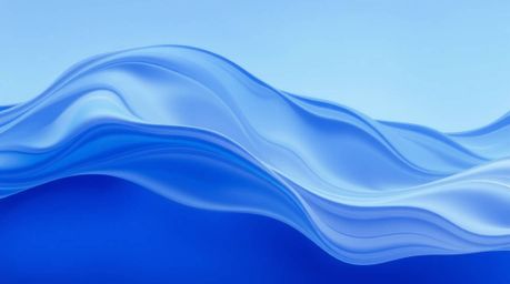 A mesmerizing fluid abstract wave featuring a beautiful pastel gradient texture, blending cool blues, greens, and purples. Th