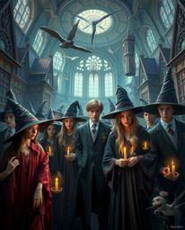 Discover a dreamlike, surreal world of a magical school brimming with young wizards.  Experience graceful, elegant imagery, f