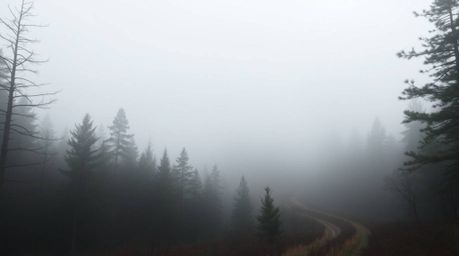 Immerse yourself in a high-resolution stock photo depicting a thrilling chase through a looping forest background, densely en