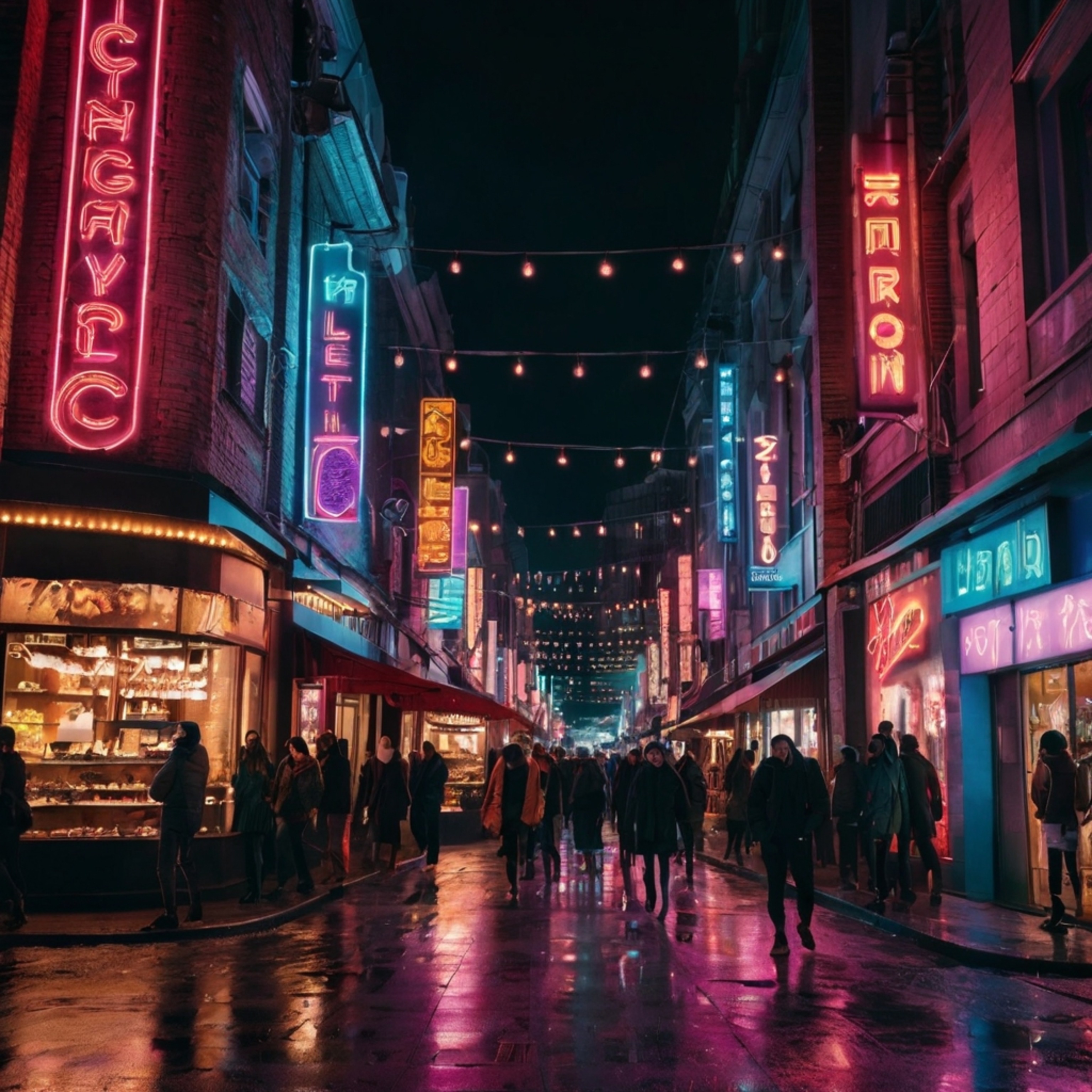 Experience the energy of this vibrant city district, where neon-lit streets lead to high-end shops and trendy cafes buzzing w
