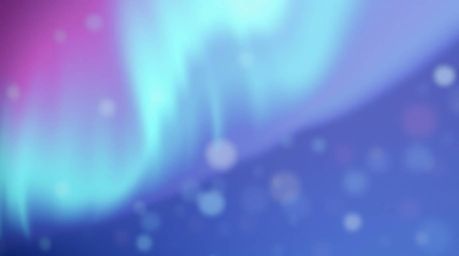 This image features an intricate origami-style gradient texture inspired by the aurora borealis, rendered in deep sky colors.