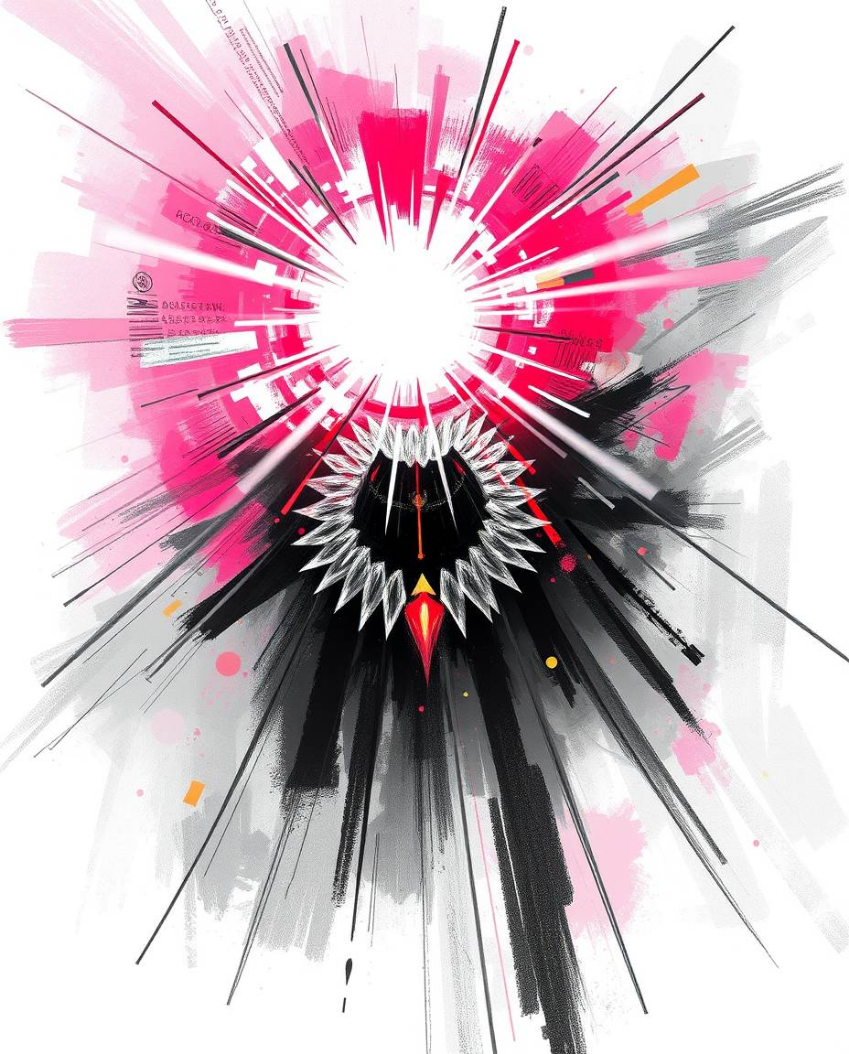 Explore a world of dynamic digital sketches featuring loose painterly strokes, bright lens flares, and captivating black and 