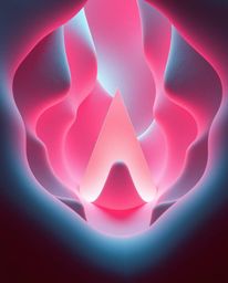 Explore a captivating realm where surreal infrared tones meet ethereal spiritual vibes, manifested in stunning 3D shapes ador