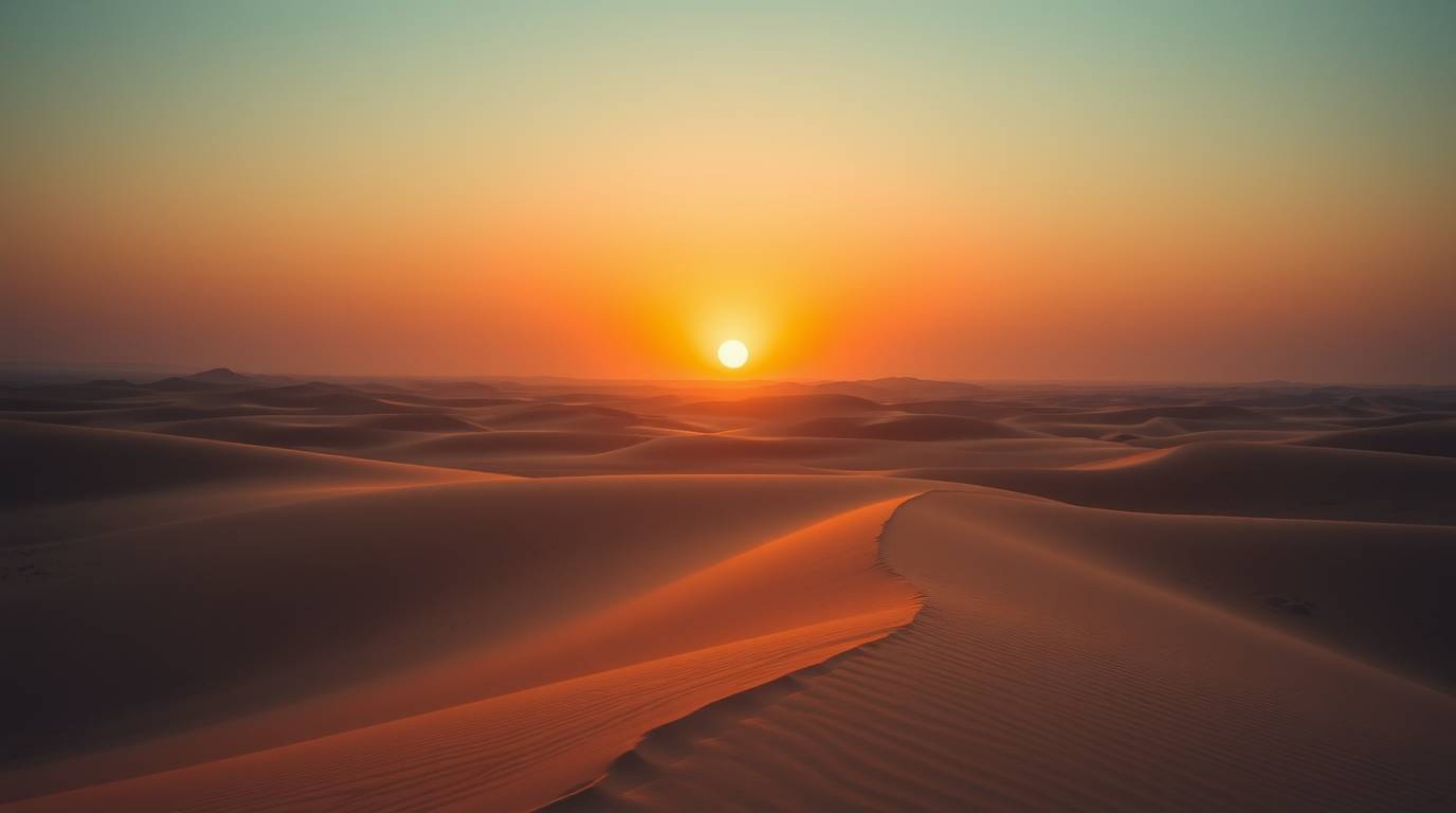 Immerse yourself in the mystic beauty of a desert sunset over golden dunes with this fine art photograph. Captured with soft 