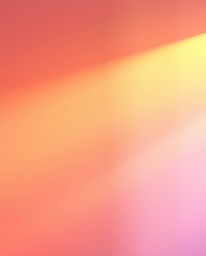 Elevate your digital space with stunning geometric pastel gradient wallpaper featuring a warm golden glow and dramatic cinema