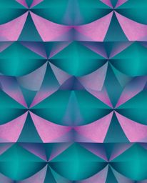 Discover luxurious vibrant geometric pattern wallpaper featuring pastel gradients and a rich deep teal color scheme.  This so