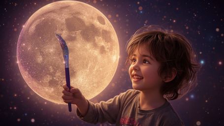 Immerse yourself in a world of unbridled creativity with this warm, vibrant, and dreamy cinematic photo, rendered in a whimsi
